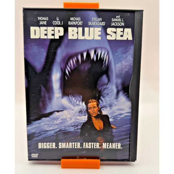 Deep Blue Sea DVD Region 1 Sci-Fi Horror Samuel L. Jackson - Picture 1 of 4